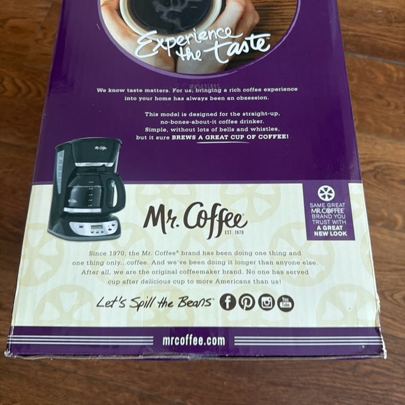 Mr. Coffee Black Programmable Coffeemaker - Picture 4 of 6